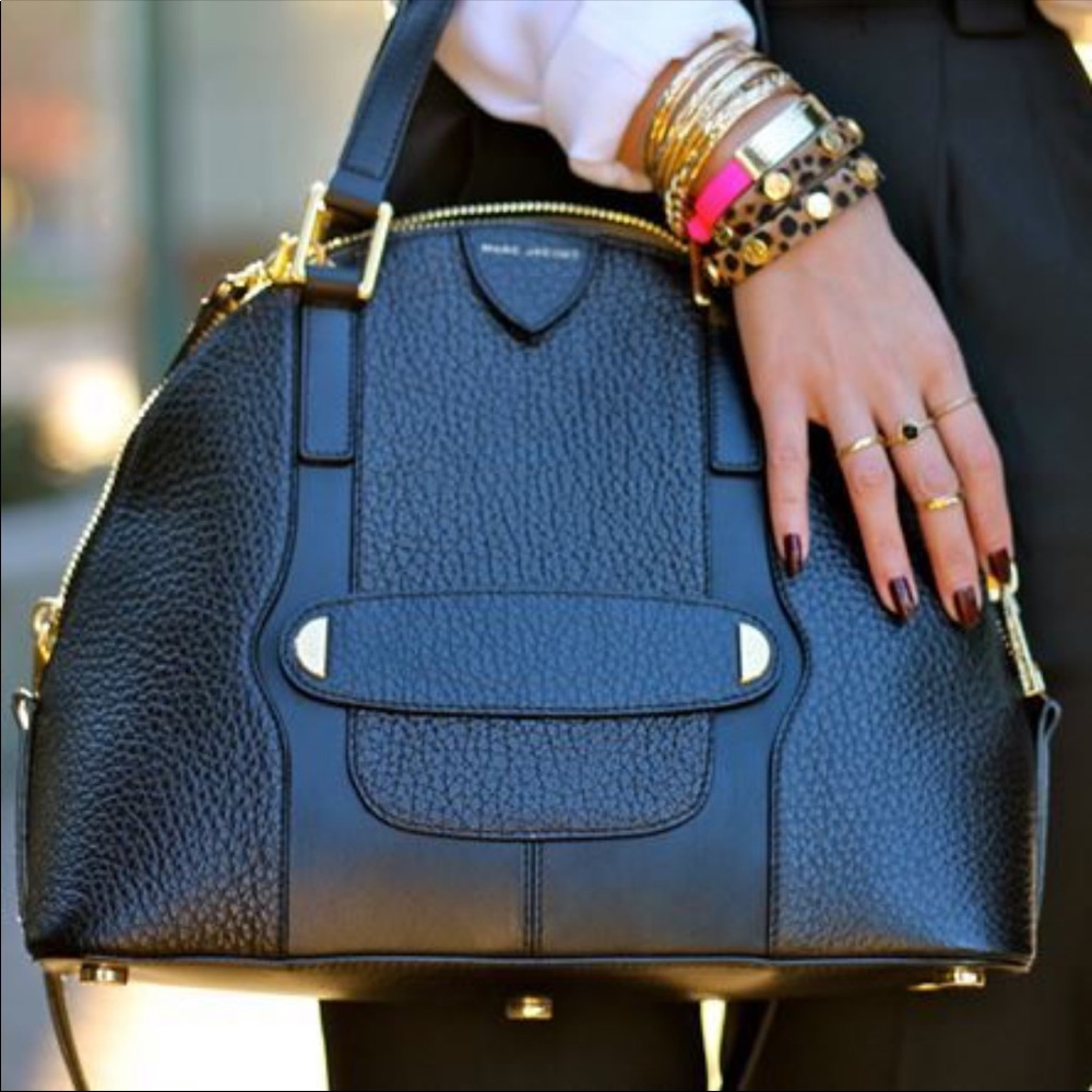 *Very Rare* BLACK Marc Jacobs Sutton Dome handbag